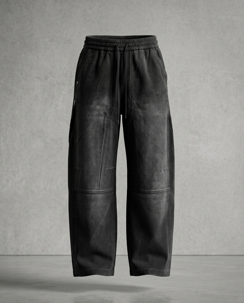 RETRO WARDROBE Phantom Washed Baggy Denim