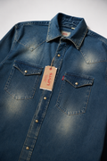 RETRO WARDROBE Vintage Washed Denim Shirt