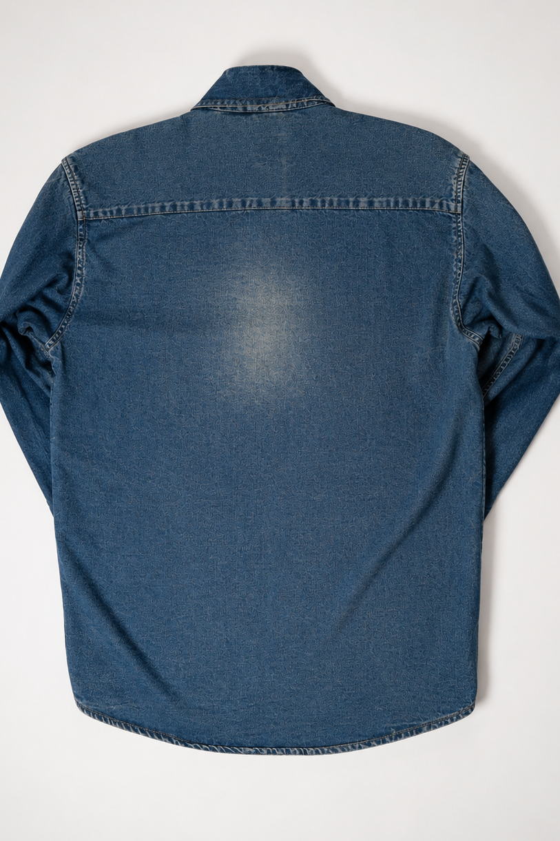 RETRO WARDROBE Vintage Washed Denim Shirt