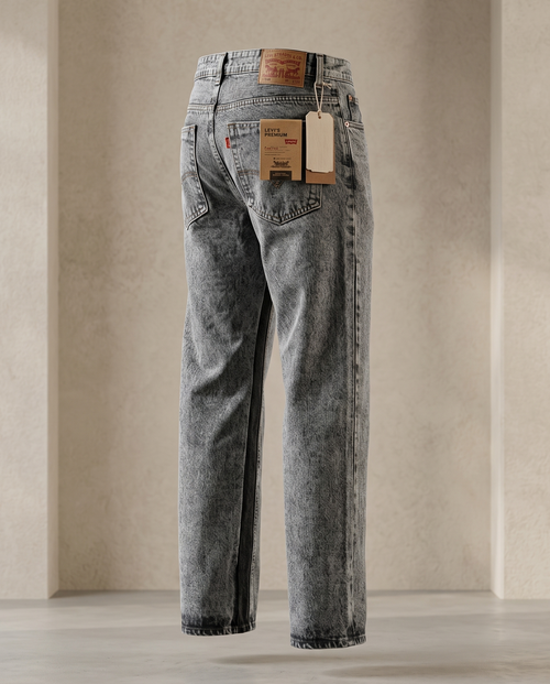 Levi’s Washed Straight Fit Denim Jeans