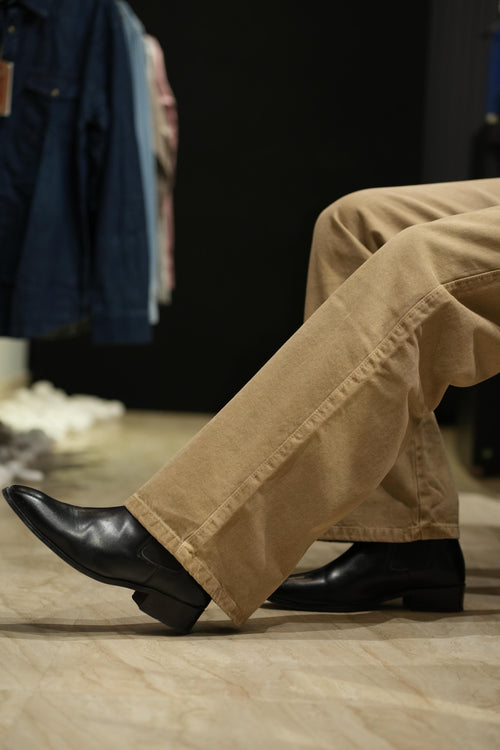 Levi’s Premium Beige Straight Fit Denim Jeans