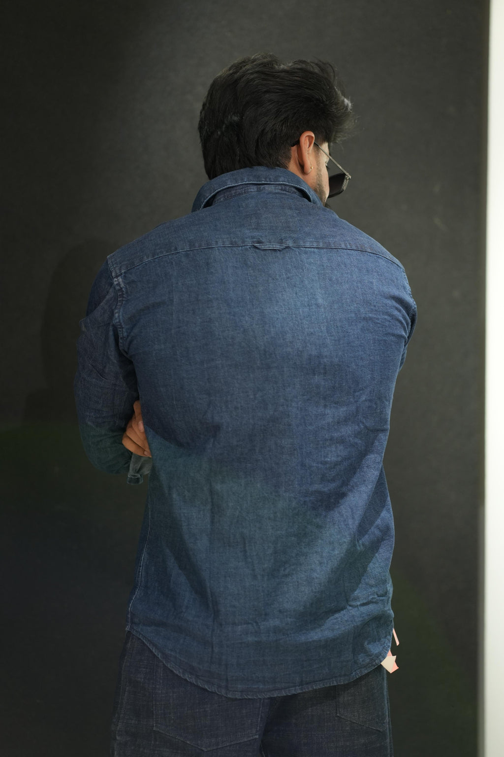 Vintage Blue Denim Shirt