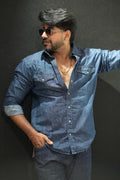 Vintage Blue Denim Shirt